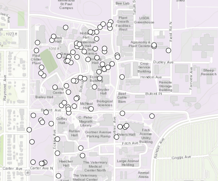 Map Campus Trees