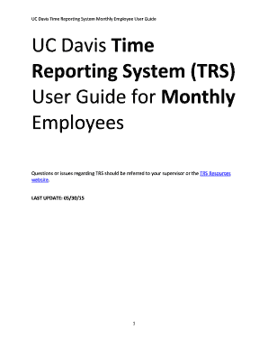 Trs Uc Davis